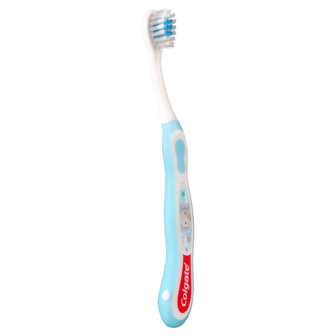 Colgate Kids My First Manual Toothbrush for Toddlers 0-2 Years, 1 Pack, Extra Soft Bristles, Colours May Vary