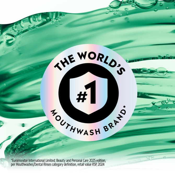 Listerine Freshburst Antibacterial Mouthwash for Fresh Breath & helps Plaque Reduction – 500mL