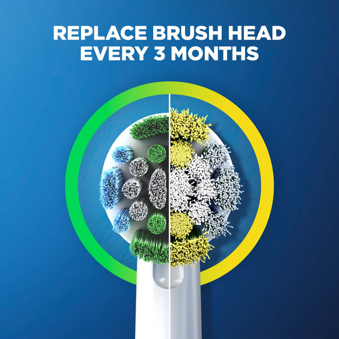 Oral-B Precision Clean Electric Toothbrush Replacement Head, 2 Pack