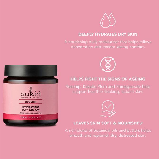 ROSEHIP HYDRATING DAY CREAM 120ML