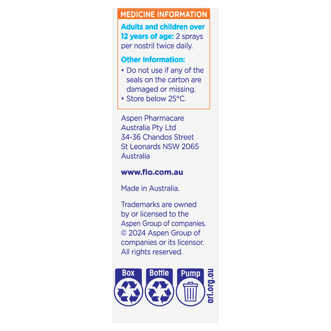 FLO Nozoil Nasal Spray 15mL