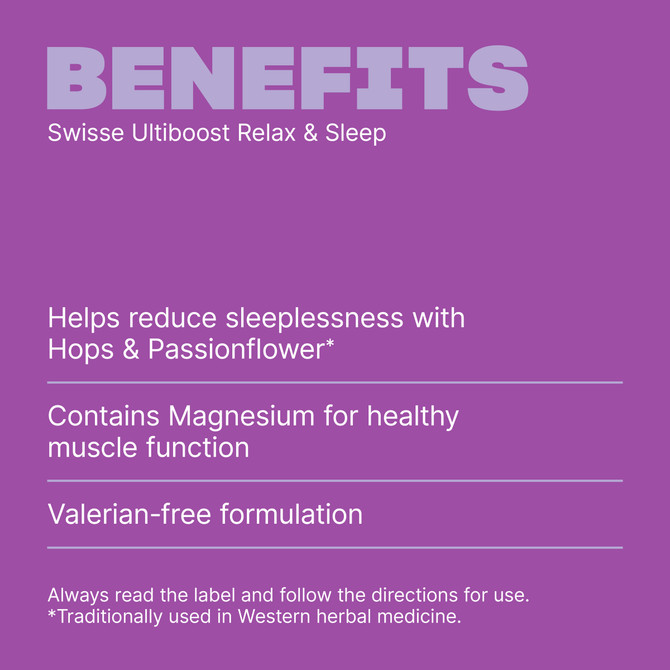 Swisse Ultiboost Relax & Sleep 60 Tablets