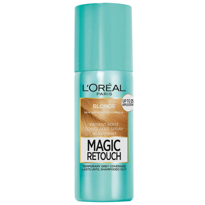 L'Oréal Paris Magic Retouch Temporary Root Concealer Spray - Blonde (Instant Grey Hair Coverage)