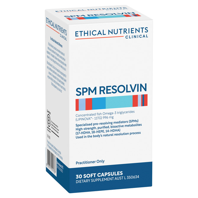 Ethical Nutrients Clinical SPM Resolvin 30 Soft Capsules