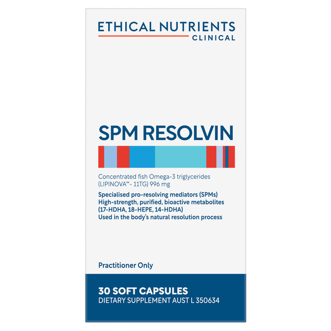 Ethical Nutrients Clinical SPM Resolvin 30 Soft Capsules