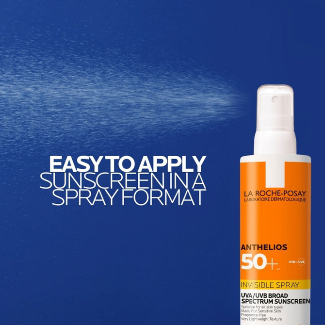 La Roche-Posay Anthelios Invisible Spray Sunscreen SPF50+ 200ml