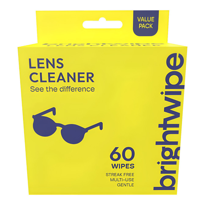 BRIGHTWIPE - 60pc Lens Wipes
