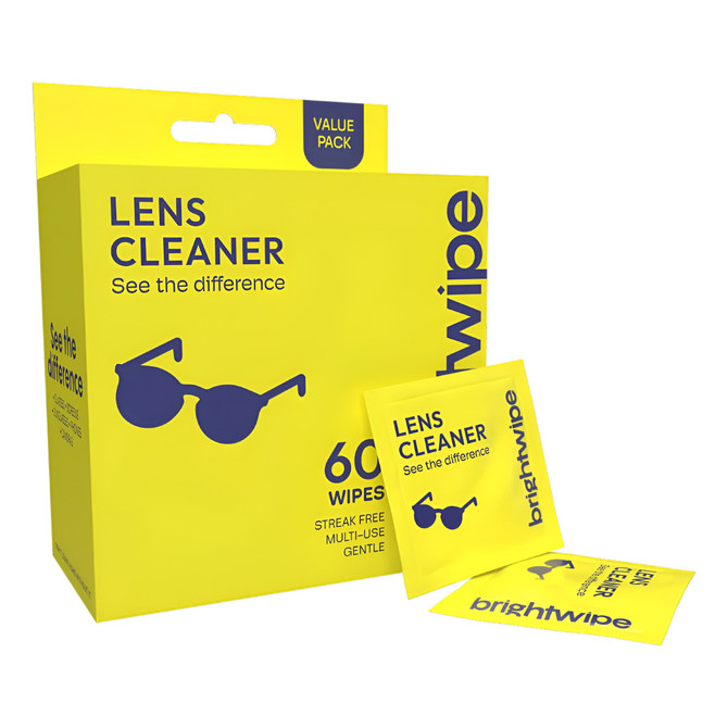 BRIGHTWIPE - 60pc Lens Wipes