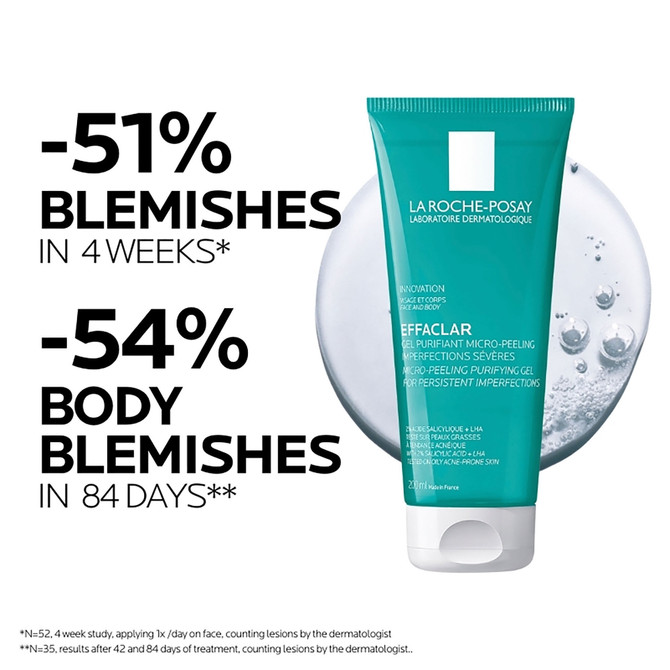 La Roche-Posay Effaclar Micro-Peeling Purifying Gel Cleanser 200ml