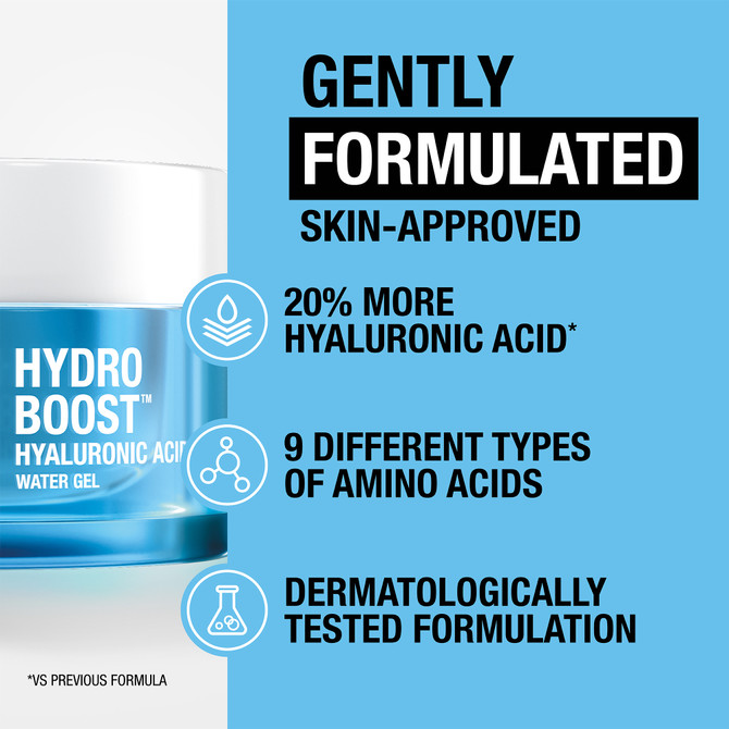 Neutrogena Hydro Boost Hyaluronic Acid Water Gel Hydrating Face Moisturiser Refill 50g