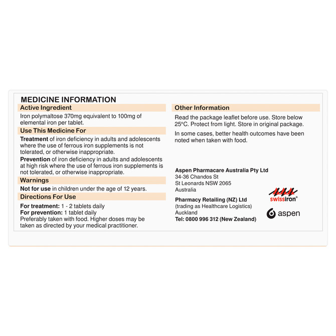 Maltofer Iron 100mg 100 Tablets