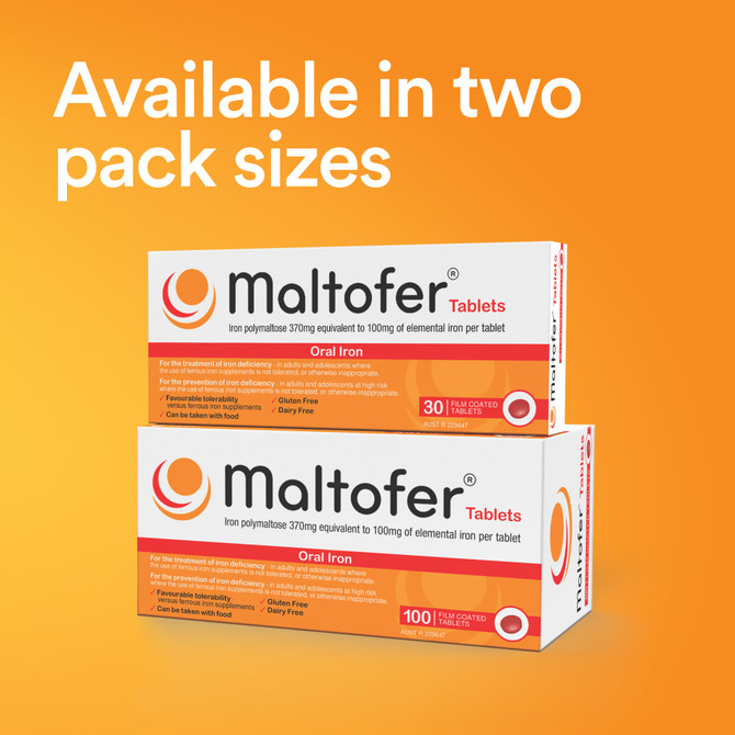 Maltofer Iron 100mg 100 Tablets
