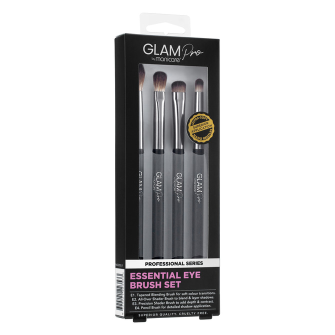 Glam by Manicare® Pro Essential Eye Brush Set