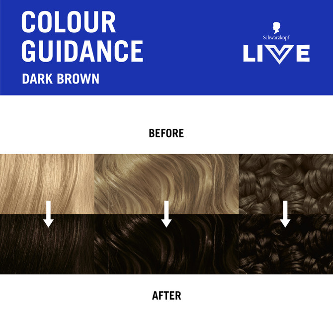 Schwarzkopf LIVE Colour Permanent 3.0 Dark Brown