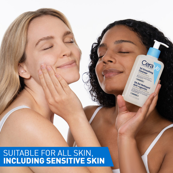 CeraVe Salicylic Acid SA Smoothing Cleanser 236ml, with Ceramides