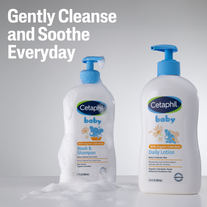 Cetaphil Baby Daily Lotion with Organic Calendula 400mL