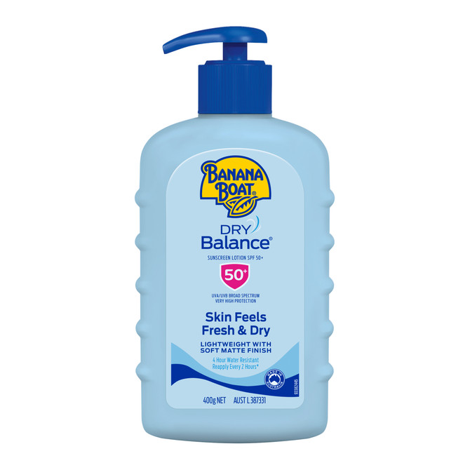 Banana Boat Dry Balance Sunscreen Lotion SPF50+ 400g