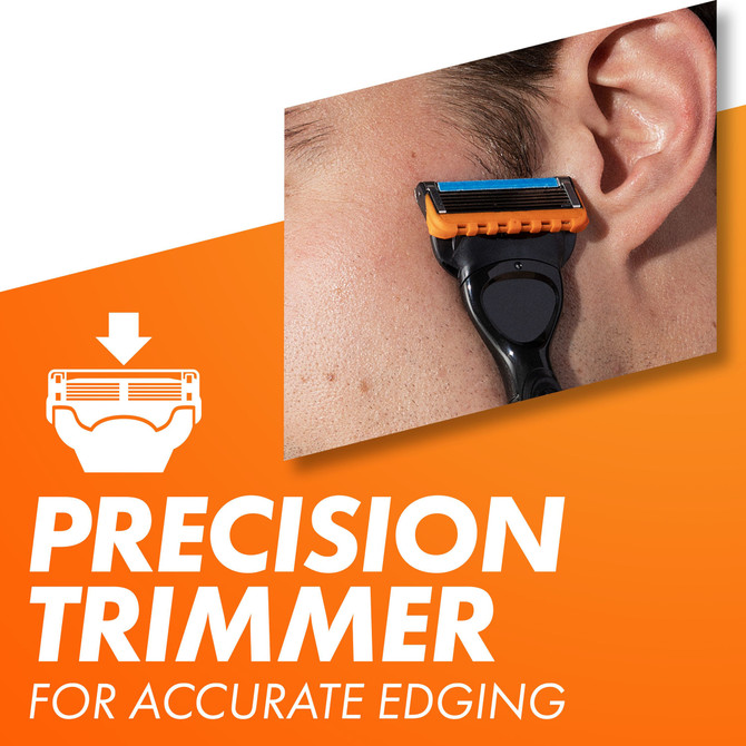 Gillette Fusion Power Razor Blades 4 Cartridges Refills, Shave Care 4 Pack