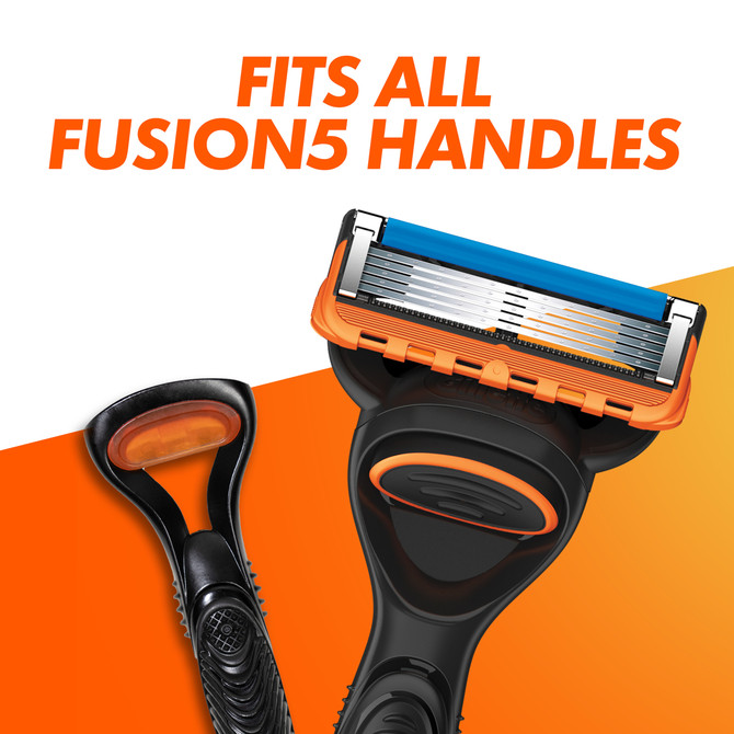 Gillette Fusion5 Power Razor Blade Refills, 4 Count, Men's Shave Care