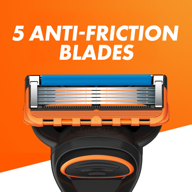 Gillette Fusion5 Power Razor Blade Refills, 4 Count, Men's Shave Care