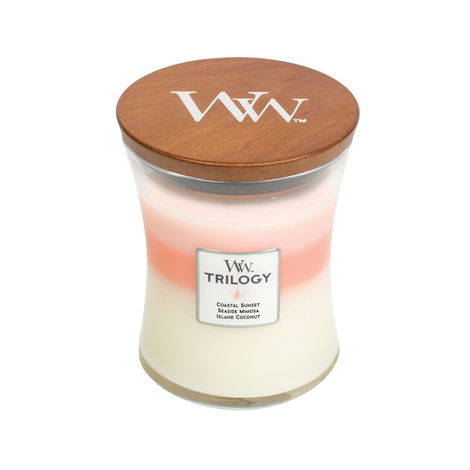 Woodwick Medium Island Getaway Trilogy Scented Candle