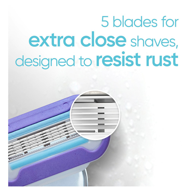 Gillette Venus Extra Smooth Swirl Women's Razor Blade Refills - 4 Count