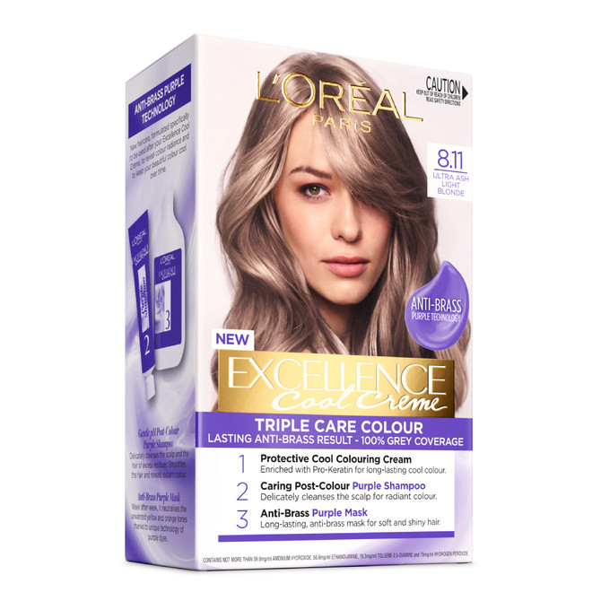L'Oréal Paris Excellence Cool Créme 8.11 Ultra Ash Light Blonde