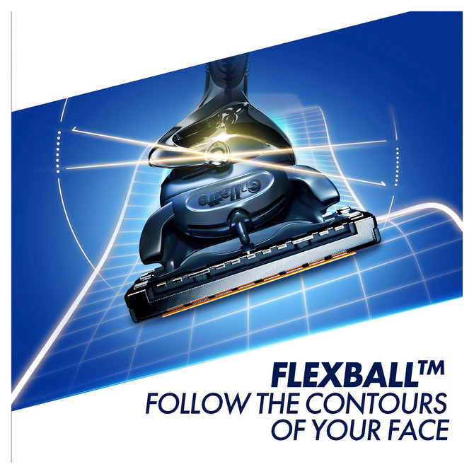 Gillette ProGlide Power FlexBall Razor Blades Refills, 4 Count, Men's Shave Care 4 Pack