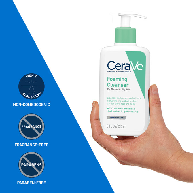 CeraVe Foaming Oil-Free Cleanser 236ml