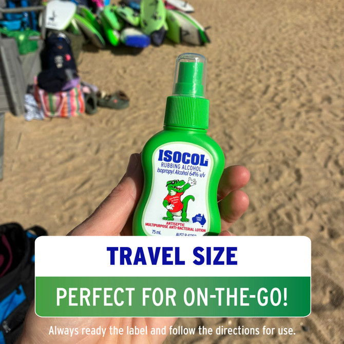 Isocol Rubbing Alcohol Antiseptic 450mL Spray Bottle