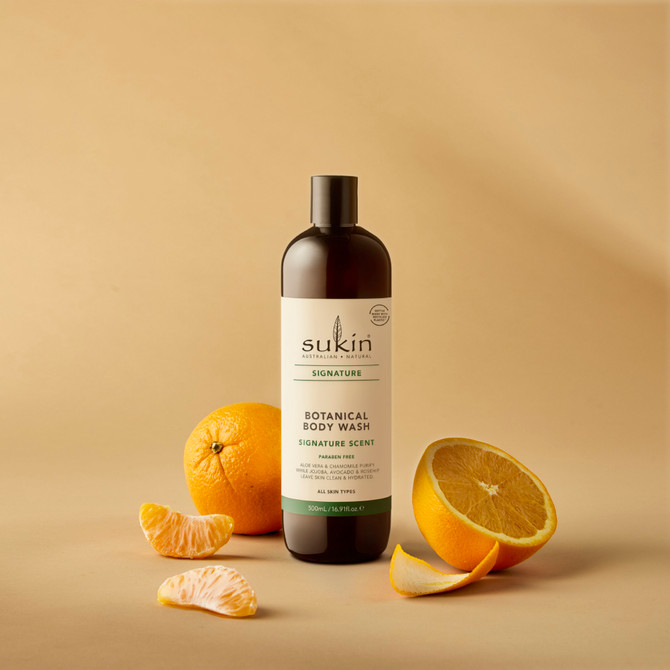 SUKIN SIGNATURE BODY WASH 500ML