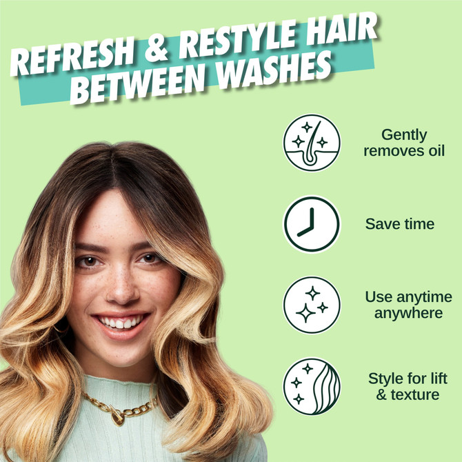 Batiste Bare Dry Shampoo | Light Fragrance | Instant Hair Refresh | 200 mL