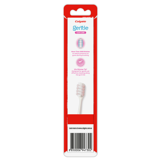 Colgate Gentle Gum Care Manual Toothbrush, Soft 2 Pack