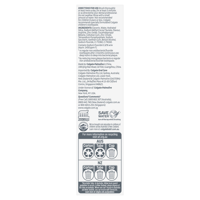 Colgate Total Plaque Release Toothpaste, 95g, Gentle Fragrant Mint, For Stronger Gums