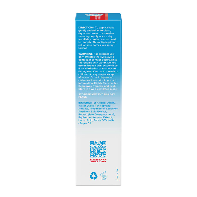 Dermal Therapy Sweat Control Roll On