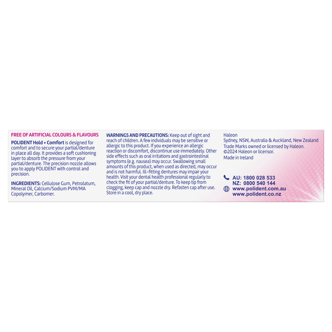 Polident Max Hold + Comfort Partial & Denture Adhesive 40 g