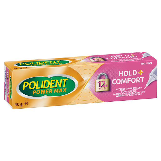 Polident Max Hold + Comfort Partial & Denture Adhesive 40 g
