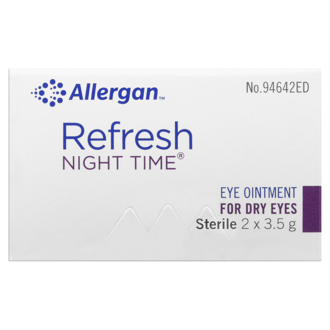 Allergan Refresh Night Time Eye Ointment 2 x 3.5g