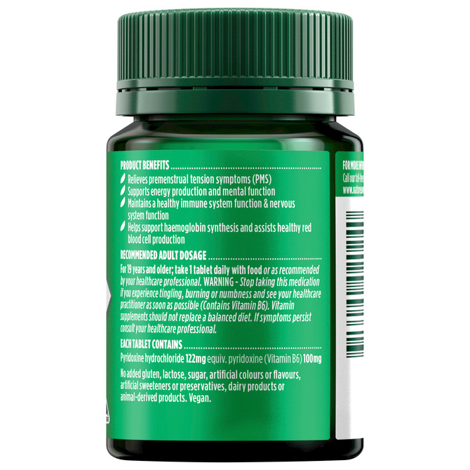 Nature’s Own Vitamin B6 100mg 60 Tablets