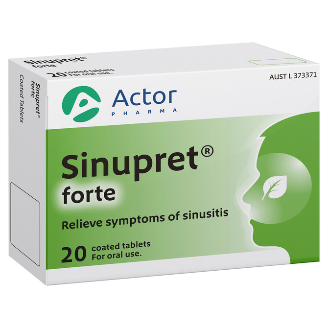 Sinupret forte Coated Tablets 20's