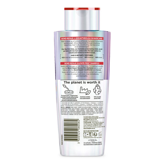L'Oréal Paris Elvive Bond Repair Shampoo 200ml