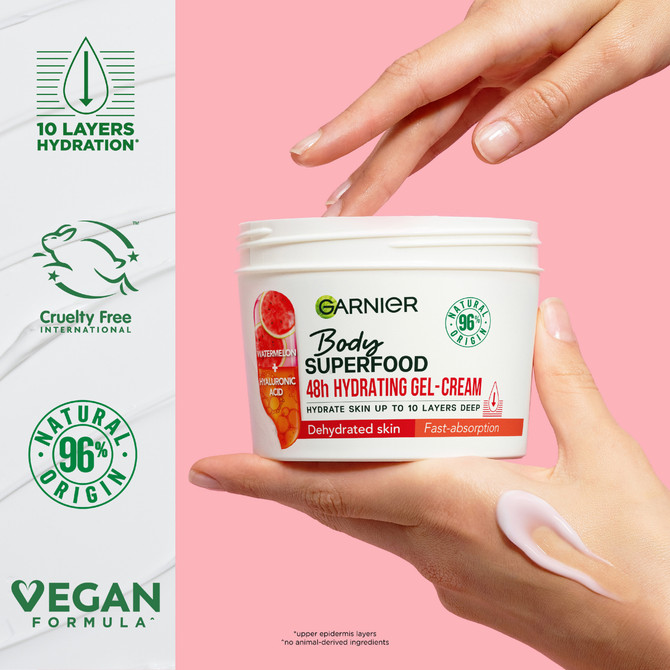 Garnier Body Superfood Watermelon & Hyaluronic Acid Body Moisturiser 380ml