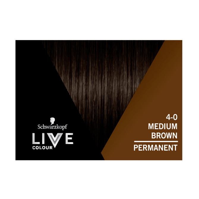 Schwarzkopf LIVE Colour Permanent 4.0 Medium Brown