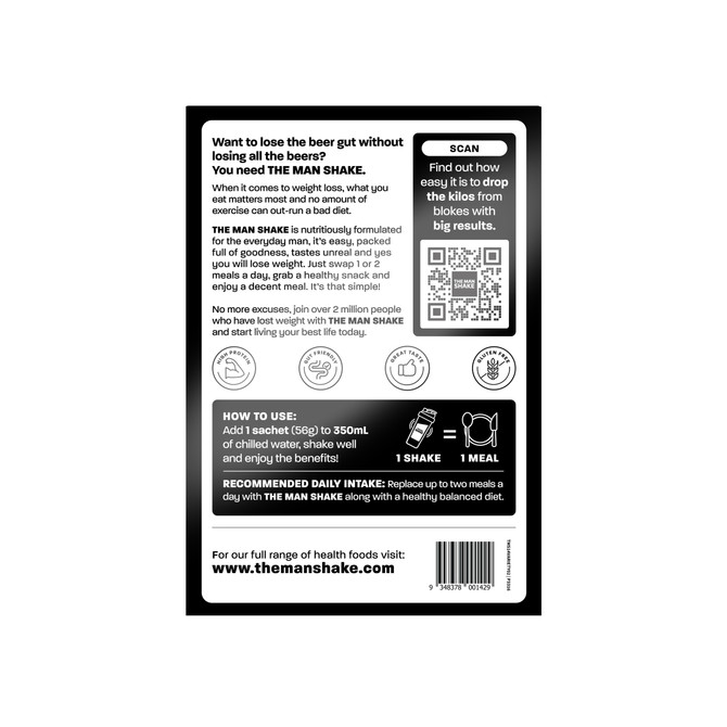 The Man Shake Meal Replacement Variety Pack - 14 pack