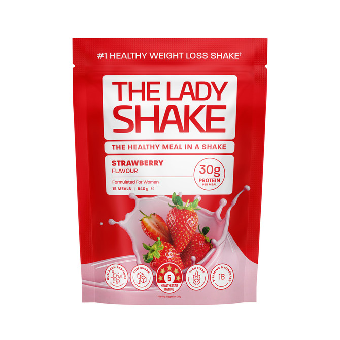 The Lady Shake Meal Replacement Strawberry 840g