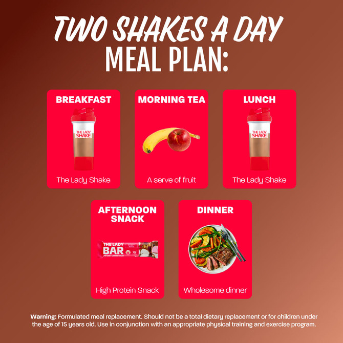 The Lady Shake Meal Replacement Chocolate 840g