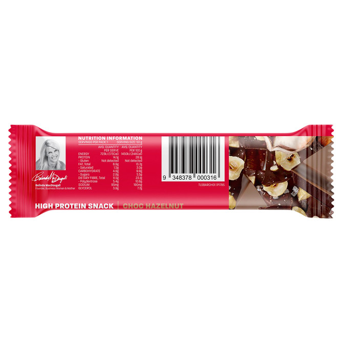 The Lady Bar High Protein Choc Hazelnut 50g