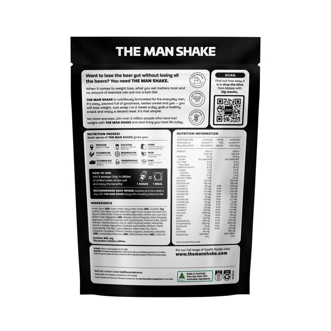 The Man Shake Meal Replacement Coffee 840g