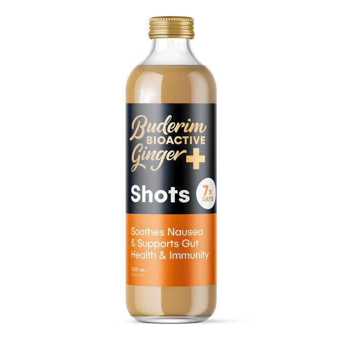 Buderim Bioactive Ginger+ Shots 350ml