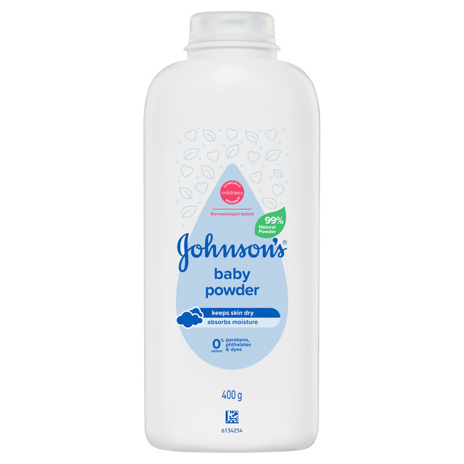 Johnson’s Baby Pure Cornstarch Moisture Absorbing Baby Powder 400g